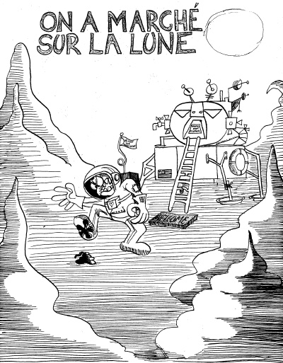 on a marché sur la lune